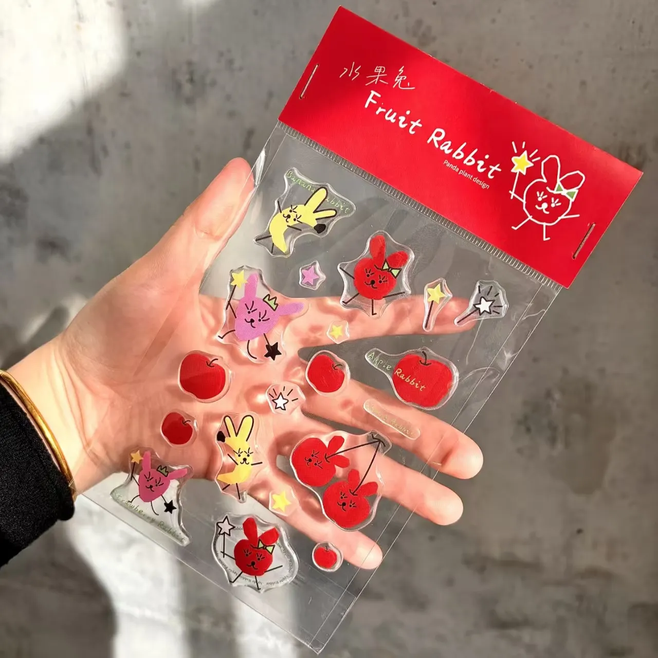 ສະຕິກເກີ້ຢາງ Epoxy ກາຕູນ 3D