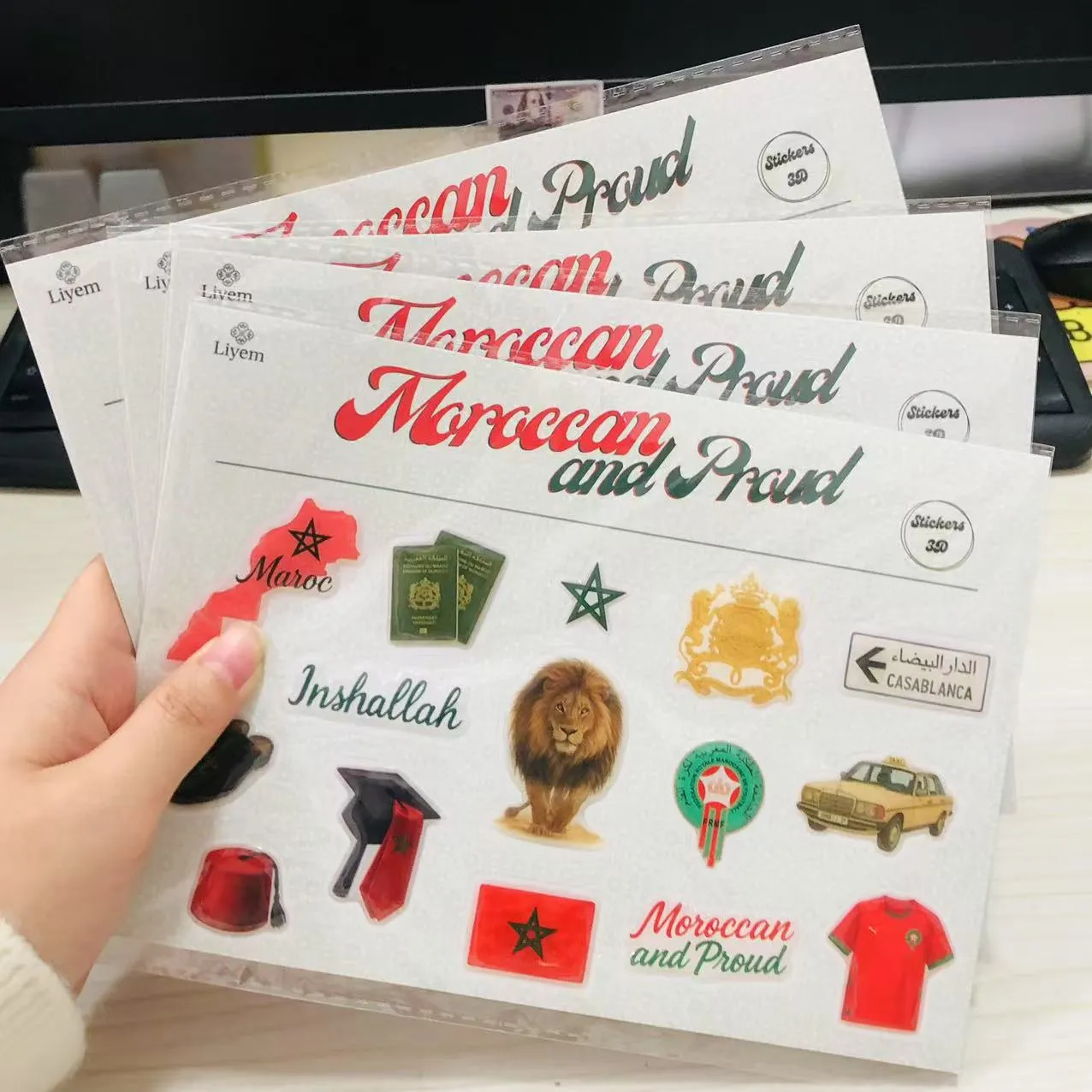 Dome Epoxy Resin Stickers