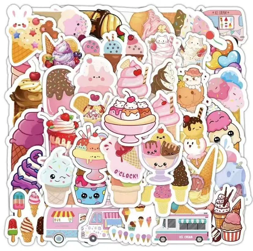 ສະຕິກເກີ້ສີຄີມກ້ອນ